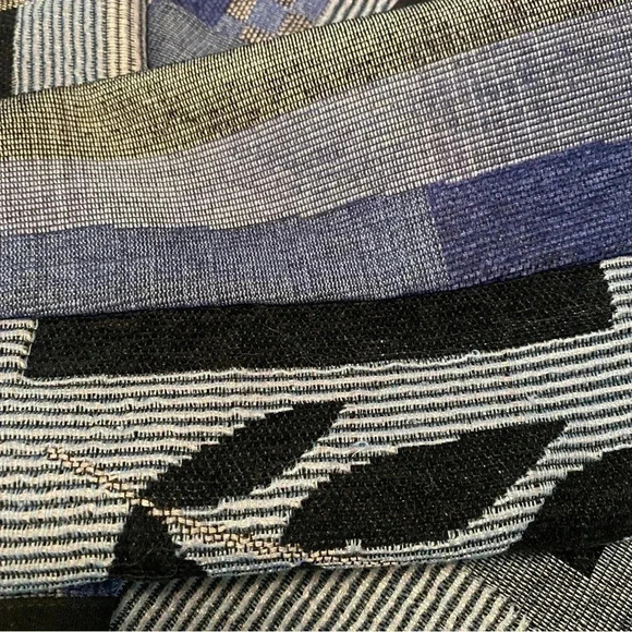 Dress Barn Woman's Color Block Full Zip Cardigan Size Medium Blue Long Sleeve - Picture 12 of 14